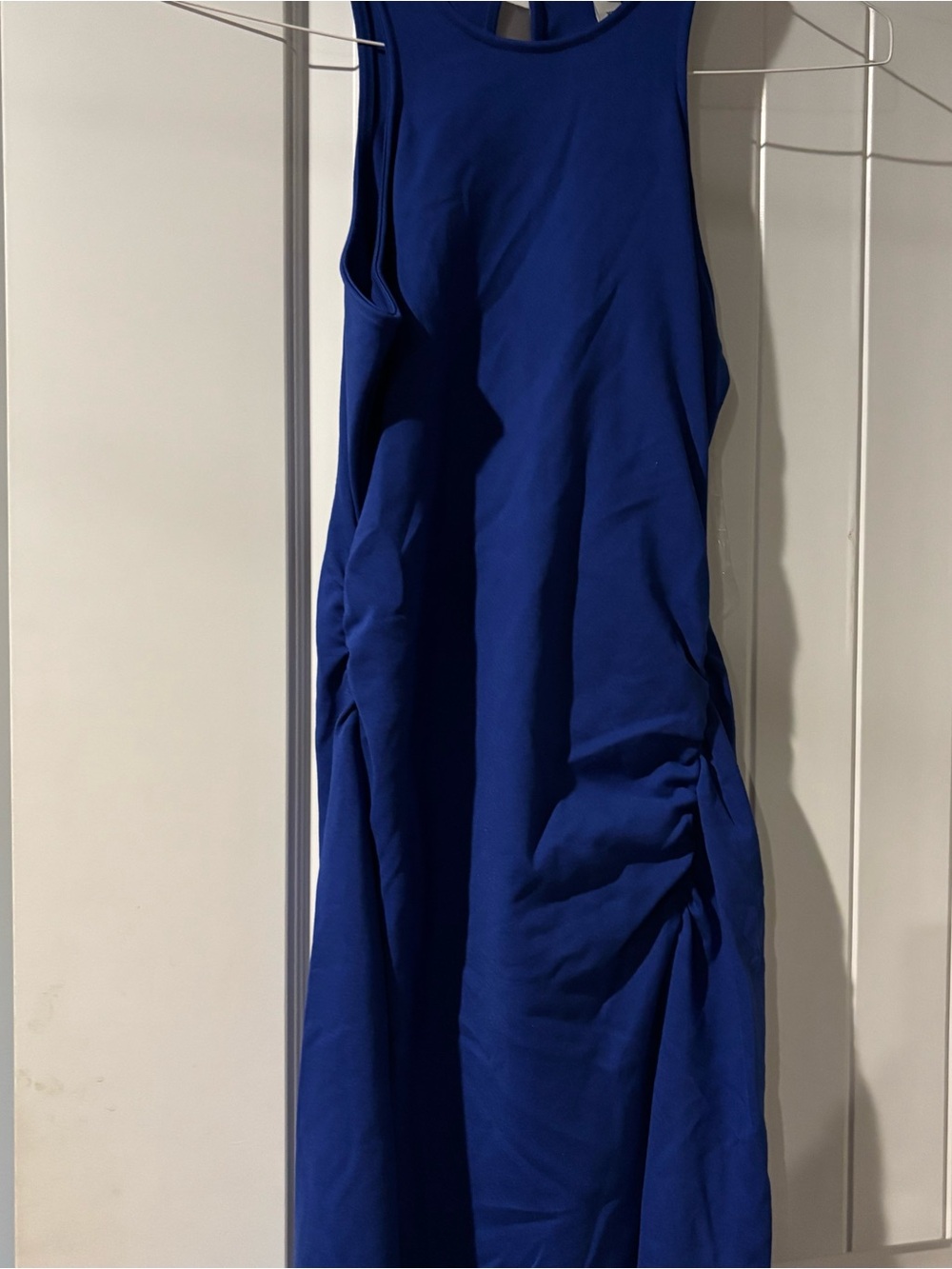 Electric Blue Fitted Dress